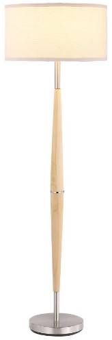 Coaster® Flanary Chrome/Natural Floor Lamp
