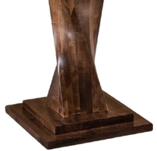 Archbold Furniture Customizable Amish Essentials Twist Pedestal Dining Table-2