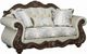 ACME Furniture Pierce Beige/Cherry Loveseat-0