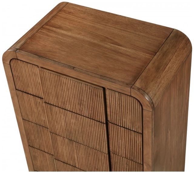 Meridian Furniture Fluted Brown Chest-2