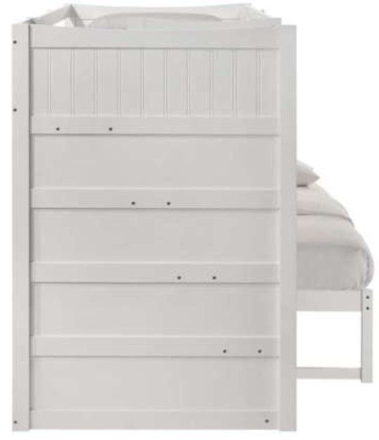 Elements International Sami White Twin Over Full Bunk and Loft Bed-3