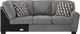 Benchcraft® Birkdale Court 3-Piece Gray Left-Arm Facing Sectional and Chaise-4