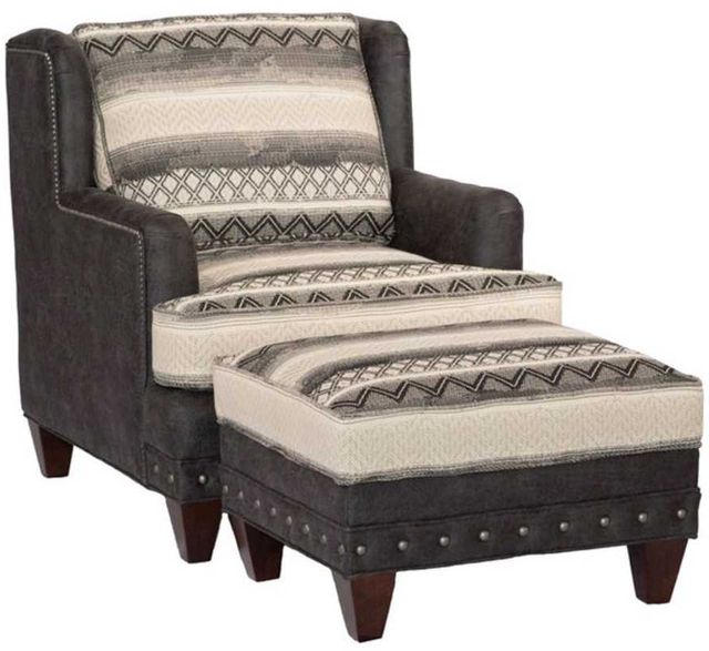 Marshfield Furniture Tanner Gray/White Accent Chair-1