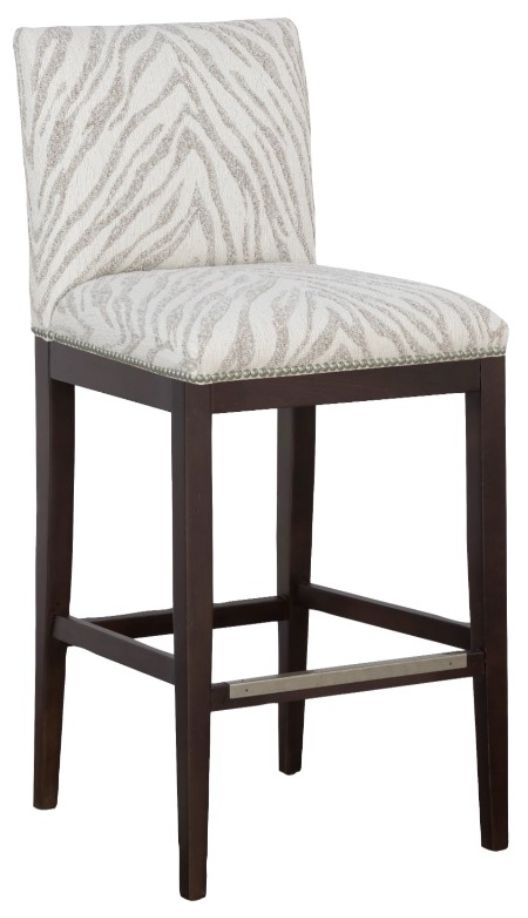 fairfield tobacco Fairfield® Customizable Entree Dining Nova Bar Stool with Tobacco Legs |  iFurnish