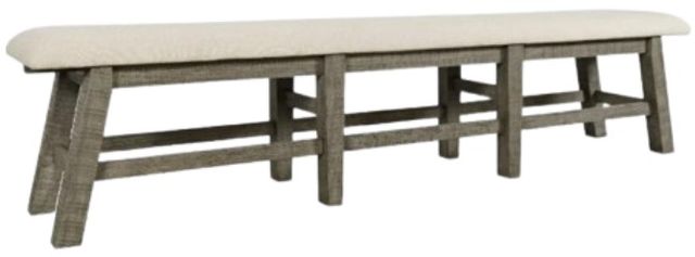 Jofran Inc.Telluride 6-Piece Driftwood Trestle Dining Set-3