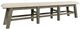 Jofran Inc.Telluride 6-Piece Driftwood Trestle Dining Set-3