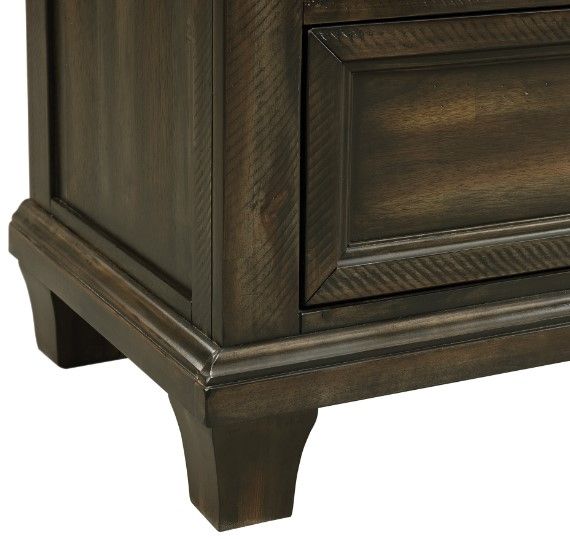 Elements International McCoy Charcoal Dresser and Mirror-4