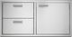 Viking® 5 Series 42" Stainless Steel Outdoor Double Drawer and Access Door Combo-0