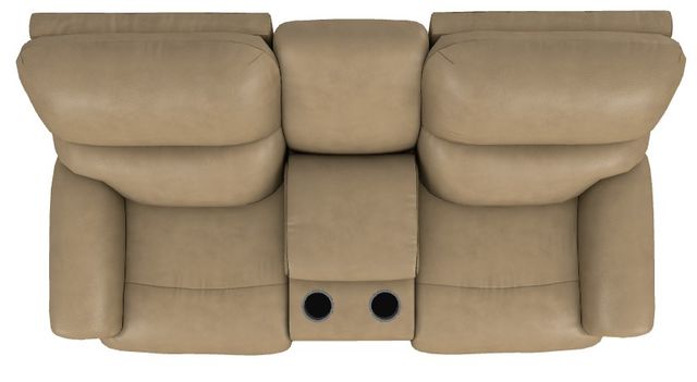 La-Z-Boy® Trouper Silt Power Reclining Loveseat with Console and Headrest-4