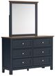 Signature Design by Ashley® Landocken Blue/Brown Dresser and Mirror-0