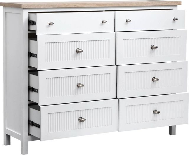Magnussen Home® Windmill Harbour Sand/White Whisp Chest-Dresser-1