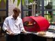 Alfa Moderno 3 Pizze 43" Ruby Red Petroleum Gas Pizza Oven-1