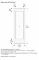 Gaggenau Vario Cooling Expressive Series 24" Dark Brushed Stainless Steel Door Panel-1