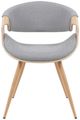 Armen Living Butterfly Gray/Oak Dining Chair-2