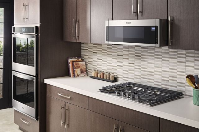 Whirlpool® 30" Stainless Steel Gas Cooktop-1