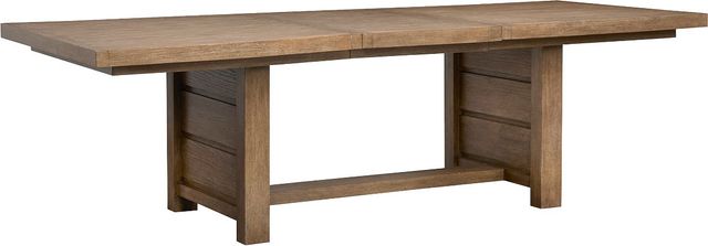 Magnussen Home® Plum Creek Sierra Brown Trestle Dining Table-1