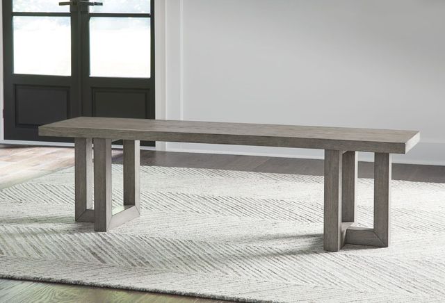 Benchcraft® Anibecca Gray 64" Dining Bench-1