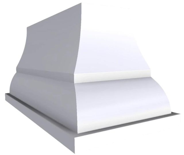 Vent-A-Hood® Designer Series 60" White Island Range Hood-1