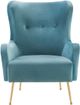TOV Furniture Ethan Sea Blue Velvet Chair-2