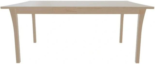 Mavin Customizable 48" x 48" Concave Extendable Dining Table with 2 Leaves-1