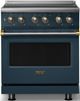 Viking® 5 Series 30" Squall Pro Style Induction Range with Brushed Brass Trim-0