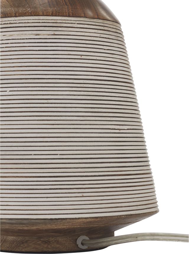 Lampe de table Botwood noyer/chaux de Renwil®-4