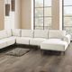 Furniture of America® Gladbach Beige J-Shaped Sectional-1