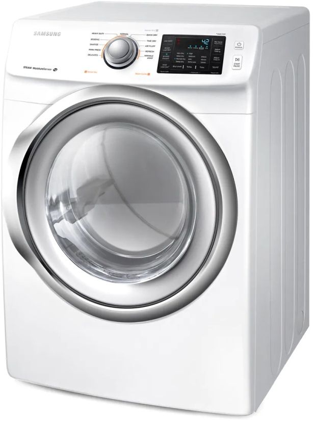 Samsung 7.5 Cu. Ft. White Electric Dryer-2