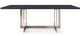 VIG Furniture Modrest Pike Black Ash/Brass Dining Table-1