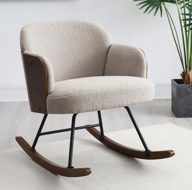 Coaster® Paige Beige Rocking Chair-2