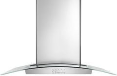 Maytag® 36" Stainless Steel Modern Glass Island Mount Range Hood