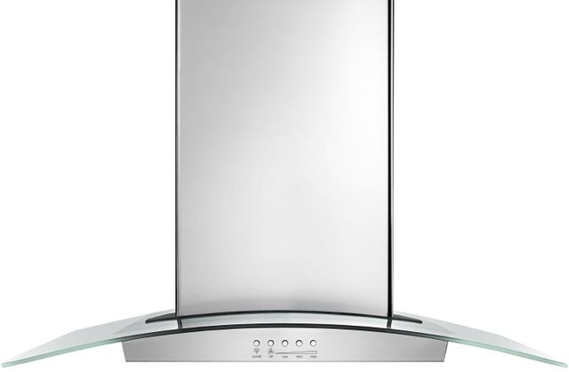 Maytag® 36" Stainless Steel Modern Glass Island Mount Range Hood