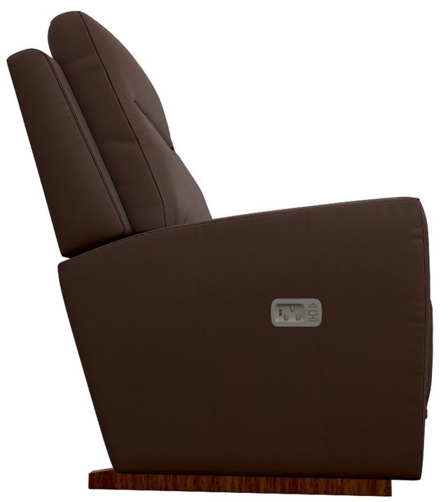 La-Z-Boy® Kodie Chestnut Power Rocking Recliner with Headrest-2