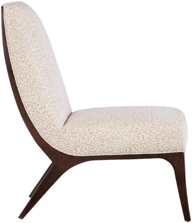 Hooker® Furniture CC Bella Caviar/Merrimac Fossil Slipper Chair-2