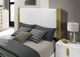 Furniture of America® Basildo Gold/White Queen Panel Bed-1