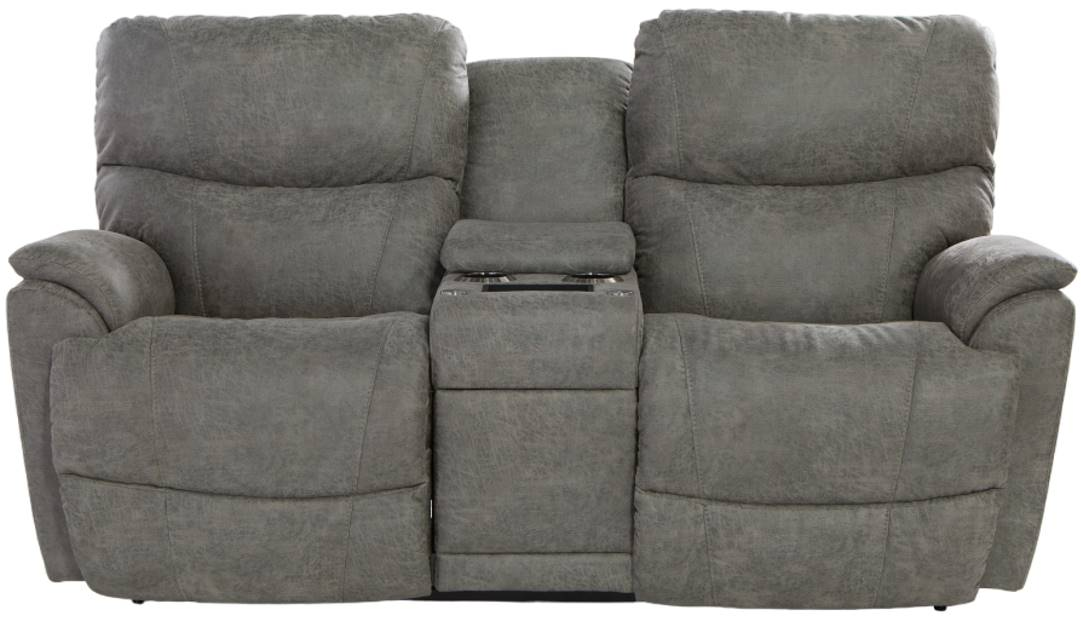 ラブブ　LOYALITY La-Z-Boy® Trouper Charcoal Power Reclining Loveseat with
