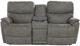 La-Z-Boy® Trouper Charcoal Power Reclining Loveseat with Console, Headrest, and Lumbar-1