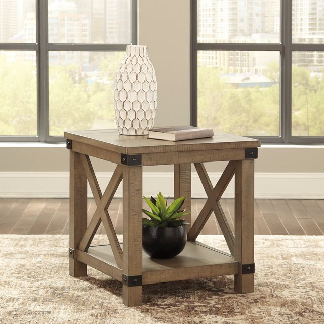 Signature Design by Ashley® Aldwin 2-Piece Gray End Tables Set-2