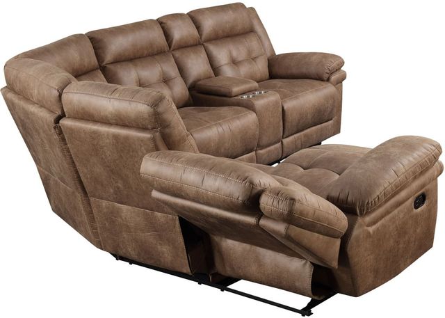 Steve Silver Co. Anastasia 3-Piece Cocoa Reclining Sectional-1