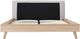 Mazin Furniture Fletcher Beige/Natural Faux King Upholstered Platform Bed-4