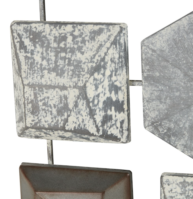 Olliix by INK+IVY Essex Grey Wall Decor-4