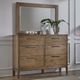 Whittier Wood® Furniture Bailey Nutmeg 50" Low Dresser-1