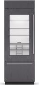 Sub-Zero® Classic Series 30" 17 Cu. Ft. Panel Ready Left Hinge Built-In Bottom Freezer Refrigerator with Glass Door-0