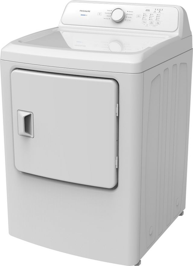 Frigidaire® 7 Cu. Ft. White Front Load Gas Dryer -2