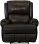 Catnapper® Duncan Chocolate Power Deluxe Lay Flat Recliner-3