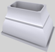 Vent-A-Hood® Designer Series 48" White Island Range Hood-4