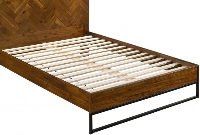 Meridian Furniture Reed Antique Coffee Queen Panel Bed-3