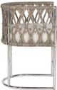 Vanguard® Furniture Vanguard Vree Jake Ivory/Polished Stainless Steel Counter Stool-3