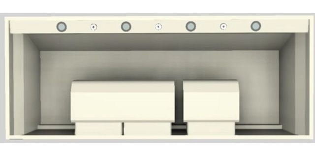 Vent-A-Hood® Designer Series 60" Biscuit Wall Mounted Range Hood-3