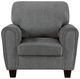 Homelegance® Lemond Dark Gray Chair-2